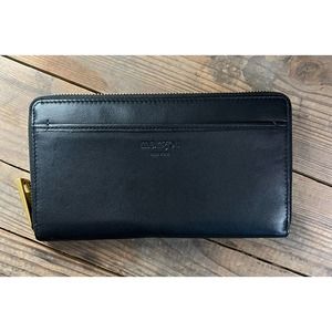 Margot Gabby Leather Wallet, Black